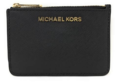 michael kors coin purse black|Michael Kors coin purse wallet.